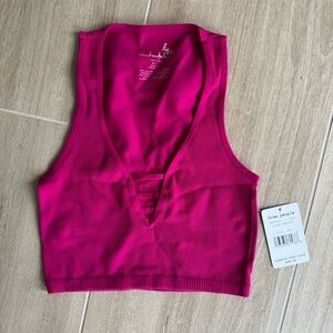 Free People Strapped Brami Atlus Fushia M